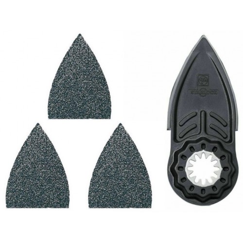 Starlock Fit Finger Sanding Pad Set including 3 x Sanding Sheets